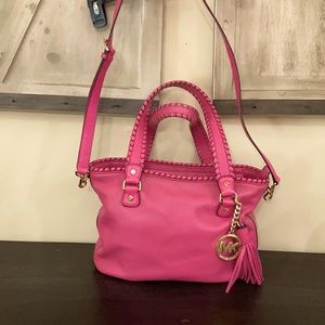 MICHAEL KORS ZINNIA BENNET Leather BAG/TOTE no:Al-1212     (Could b BARBIE GIRLS